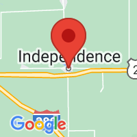 Map of Independence, IA US